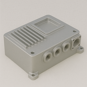 Boîtier de commande en aluminium usiné CNC personnalisé, pièces de fraisage et de tournage de précision pour l'automatisation industrielle, les machines et les équipements - Product Image 1