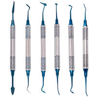 MEDZORA SURGICAL LM Inc. Kit d'équipement de thérapie dentaire 6 pièces MS-RS-8039 Spatules hydrauliques en métal pour composites CE