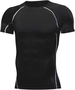 Vente en gros Respirant à manches courtes Gym Wear Rash Guard Fight Training Gear Rash Guard Shirts - Product Image 2