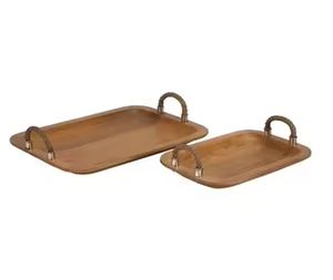 ถาดไม้และโลหะสุดสร้างสรรค์ถาดเสิร์ฟขนมและของหวานสำหรับโต๊ะโรงแรม - Product Image 2