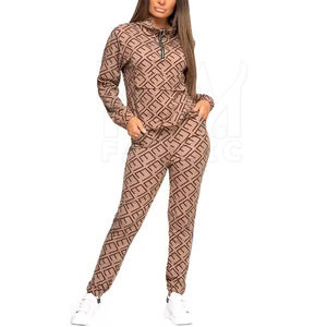 Precio al por mayor Mejor diseño Mujeres Sublimación Chándal Diseña tu propio logotipo Sublimación Chándal - Product Image 5