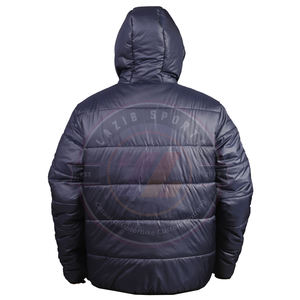 Veste d'hiver chaude en peluche pour hommes, professionnelle, fabriquée sur mesure, rembourrée, haute visibilité, vêtements de sécurité, vestes à bulles réfléchissantes - Product Image 4