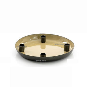 Lot de 2 bougeoirs chauffe-plat en fer de différentes tailles Design attrayant Bougeoir de taille personnalisée par Home Arts - Product Image 2