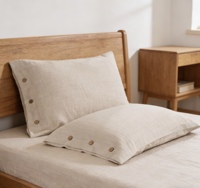 Ensemble de couette de luxe 100% chanvre 4 pièces, cette version épurée au design simple et élégant - Literie pour la maison