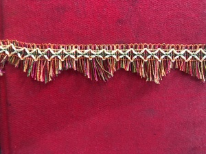 Exclusif beige coton floral crochet dentelle garniture étroit ruban décoratif pour saree lehenga kurti robe vêtement artisanat approvisionnement en vrac - Product Image 4