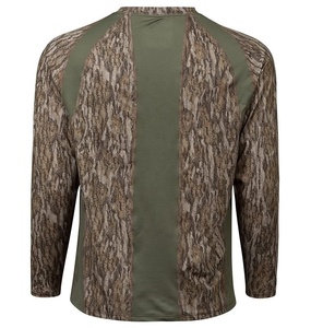 Camiseta de camuflaje de manga larga para hombre de fabricante personalizado, camisa de caza con estampado Realtree para tiro al aire libre, senderismo y acampada, estilo conjunto - Product Image 4
