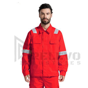 CE Certificate Worker Oil Rig Oil Refinery Workwear <b>Welding</b> Safety Mechanic Welder Work Uniform for Oil and Gas - Product Image 5