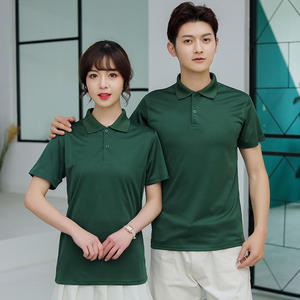 Vente en gros de polo unisexe de haute qualité avec logo brodé sur mesure Polo de golf uni imprimé sur mesure 100% T-shirt en polyester pour hommes - Product Image 5