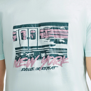 Camisetas Cómodas para Hombre en Existencia 2025 Transpirables de Secado Rápido Poliéster/Algodón de Alta Calidad Hechas a Medida - Product Image 3