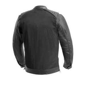 Blouson de moto unisexe en cuir pleine fleur coupe-vent 2026, personnalisable, élégant, vente en gros d'usine, export - Product Image 2
