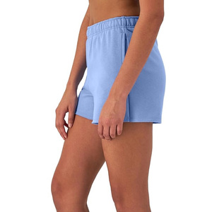 Shorts de survêtement en molleton 100 % coton pour femme, décontractés, pour la gym, l'entraînement, la course à pied, vente chaude avec motif uni et poches BY HI 2026 - Product Image 3