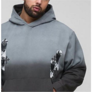 Pantalon évasé avec logo personnalisé Survêtements amples de haute qualité Survêtements techniques en polaire respirante pour hommes Vente en gros OEM - Product Image 4