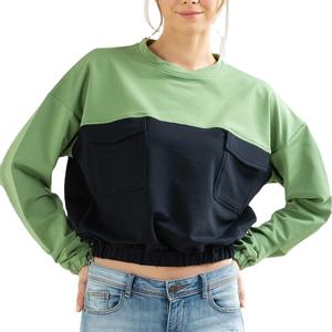 Sudadera con Capucha para Mujer, Formal, 100% Algodón, con Logotipo Frontal, Secado Rápido, Color Sólido, Cuello Redondo, XG178 - Product Image 5