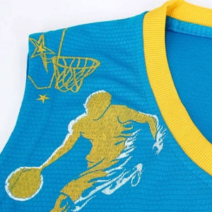 Maillot de basketball personnalisé OEM ODM imprimé, styles multicolores, 100 % polyester, tenue de sport unisexe grande taille, séchage rapide - Product Image 2
