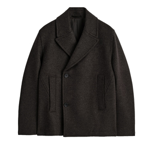 เสื้อโค้ทผู้ชายคุณภาพสูง แบบกระดุมแถวเดียว แขนยาว หนา ทันสมัย เสื้อคลุมสำหรับฤดูใบไม้ร่วงและฤดูหนาว ทำจากผ้าขนสัตว์ - Product Image 1