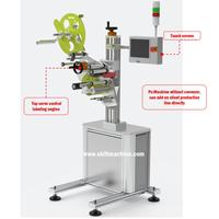 Aplicador de máquina de etiquetado automático SKILT, máquina de etiquetado de superficie superior para caja, botella, bolsa, máquina de etiquetado de superficie superior
