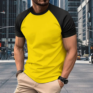 Haute qualité 95% coton 5% Spandex Logo privé personnalisé vêtements d'entraînement vêtements de sport vêtements de fitness T-shirt vierge uni pour hommes - Product Image 4