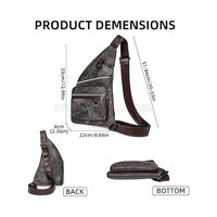 Tas Selempang Pria Desain Khusus Berkualitas Tinggi Gaya Fashion Logo Pabrik Laris Manis Penutup Ritsleting Lapisan Poliester