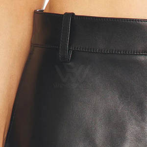 Vêtements de mode automne hiver pantalon en cuir de haute qualité pour femmes pantalon en cuir pour femmes vente en gros - Product Image 6