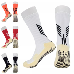 Calcetines de fútbol con logotipo impreso personalizado, el mejor diseño unisex con Calcetines antideslizantes, calcetines atléticos antibacterianos OEM - Product Image 2