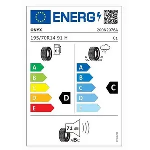 Pneu radial d'été New Onyx NY-801 195/70 R14 91H - Product Image 3