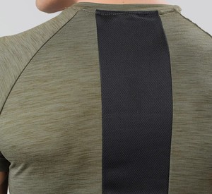 Nuevo diseño logotipo personalizado impreso camisetas hombres contorno rendimiento camiseta entrenamiento gimnasio desgaste camiseta - Product Image 6