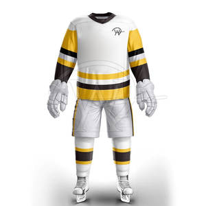 Uniforme de hockey sur glace fabriqué en polyester de marque de distributeur uniforme de hockey sur glace léger le plus vendu - Product Image 1