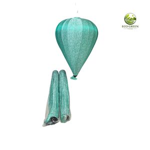 Lanternes en soie Hoi faites à la main, cadre en bambou pliable, décoration suspendue, haute qualité, décoration de mariage, modèle Zina, utilisation en intérieur - Product Image 1