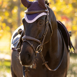 Gorro ligero de ganchillo hecho en Pakistán, superventas, cubierta lavable para oreja de caballo, elegante accesorio ecuestre, gorro para oreja - Product Image 5