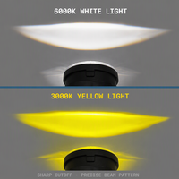 Phare antibrouillard LED blanc jaune 20W 9-30V 6000K 3000K, directement de l'usine, référence OE 26150-3NK0A pour Nissan Leaf Venucia E30