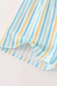 Conjunto de Ropa para Niño en Algodón/Spandex con Diseño Bordado de Animales Azules, Estilo Casual Elegante, Ropa Infantil Honeydew para Cumpleaños - Product Image 2