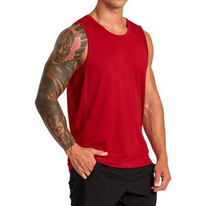 OEM 2025 nueva llegada hombres camiseta sin mangas personalizada Color sólido camiseta sin mangas de secado rápido de alto grado hombres camiseta sin mangas - Product Image 1