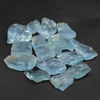 Aigue-marine bleue naturelle brute, pierre précieuse non montée, qualité AA+, 100 grammes, couleur bleu océan changeante, pour créateurs de bijoux et collectionneurs