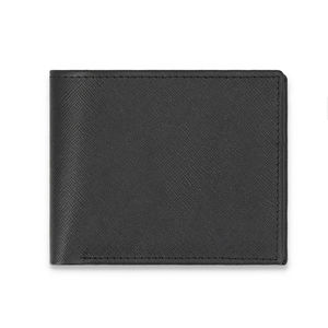 Portefeuille court en cuir véritable de créateur de logo personnalisé de haute qualité pour hommes, broderie à bas quantité minimale de commande, vente en gros de porte-cartes multiples de qualité supérieure, OEM - Product Image 4