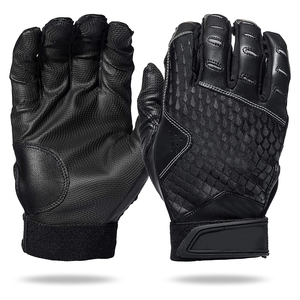 Gants de frappe de baseball de qualité supérieure en gros, cuir durable, support de poignet respirant, fermeture à pression, entraînement confortable - Product Image 6