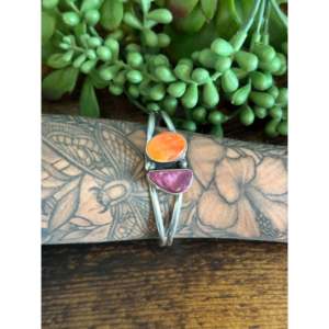 Augustine Largo Spiny Oyster & Sterling Silver Fashion Cuff Bracelet - Product Image 2