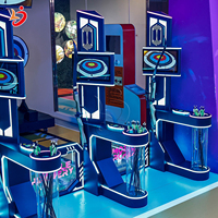 Simulateur de tir à l'arc interactif numérique LiangJia pour parc d'attractions intérieur, machine de divertissement à monnayeur en anglais