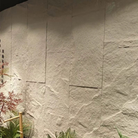Brique PU souple en pierre artificielle, texture 3D, imperméable, légère, pour la décoration murale extérieure des villas et des hôtels, avec des échantillons gratuits