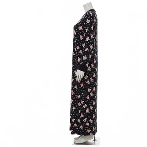 ชุดนอนผ้าถักสำหรับผู้หญิงผ้าคอตตอนโพลีเอสเตอร์เนื้อนุ่มระบายอากาศได้ดีแห้งเร็ว - Product Image 4