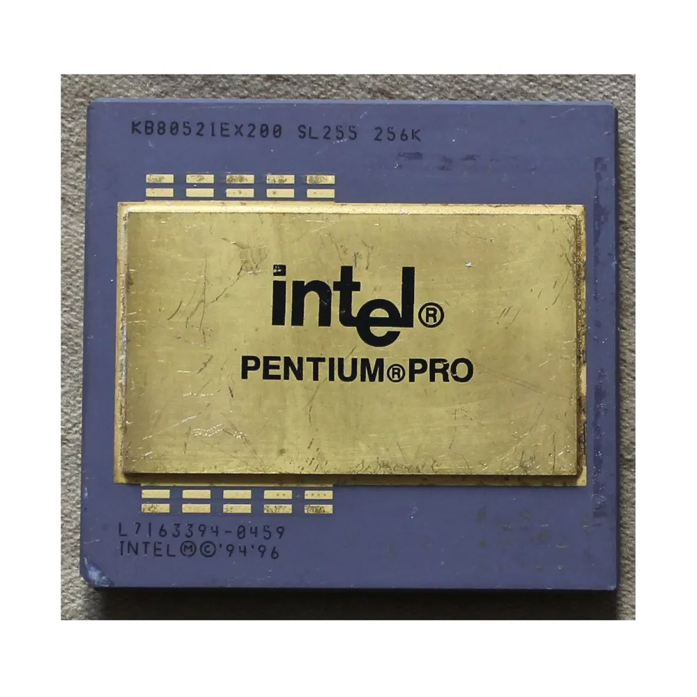 Pentium Pro Gold – déchets de processeur en céramique, avec broches en or, vente en gros