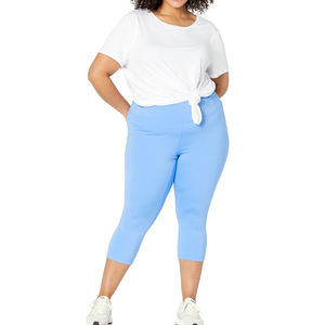 Pantalon de yoga taille haute personnalisé sans couture Scrunch bout à bout gymnastique sport exercice Leggings grande taille Legging sexy pour les femmes - Product Image 1