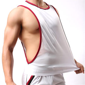 Camiseta Deportiva sin Mangas Personalizada, Transpirable, Impermeable, Cortavientos, de Secado Rápido, Ajustada, 100% Algodón de Punto, Informal, Sublimada - Product Image 3