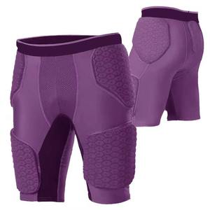 Pantalones de fútbol americano de manga corta personalizados al por mayor equipo de fútbol acolchado sublimado de alta calidad con diseño personalizado - Product Image 4