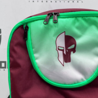 Bolsa de gimnasio multifuncional para hombres, Mochila deportiva informal, forro de algodón, cierre de cremallera suave, mochila con letras de lucha de baloncesto