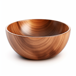 Tazón de madera de Venta caliente para personalizar el tamaño redondo hecho a mano - Product Image 1