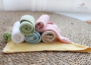 Serviette de bain rectangulaire écologique à la mode douce en coton à séchage rapide avec couleur unie pour les vacances d'été - Product Image 2