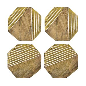 Sous-verres en marbre noir personnalisés Vaisselle en bois et en marbre respectueuse de l'environnement pour Noël et nouvelle maison pour tapis et serviettes - Product Image 4