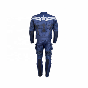 Traje de superhéroe de cuero vacuno premium para hombre, modelo Muscle Jumpsuit - Product Image 2