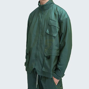 Conjunto deportivo XL personalizado para hombre, chándales para correr con cuello redondo empalmado medio, chándales informales con estampado en blanco y negro rosa - Product Image 2