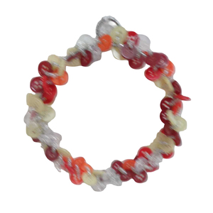Cercle Design fer/perles ornement suspendu de noël nickelé pour la maison vacances décoration de noël en vrac à la main - Product Image 2